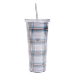 NWT Verá Bradley SNOWY PLAID Tumbler 24 oz